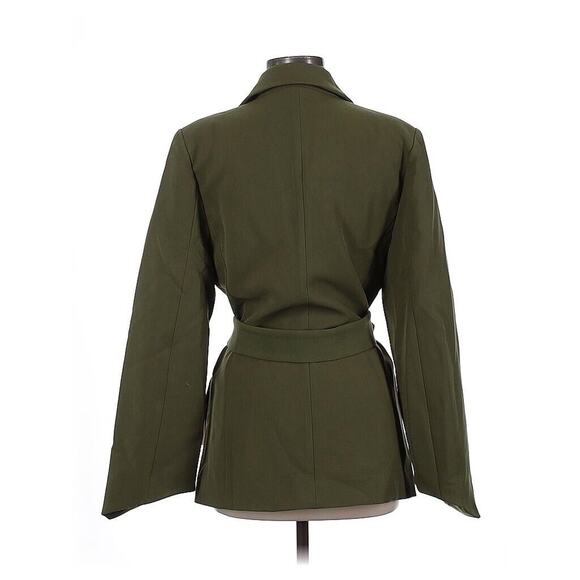 NWT Odd Muse Green Classic Muse Blazer Jacket Belt M - Picture 2 of 5